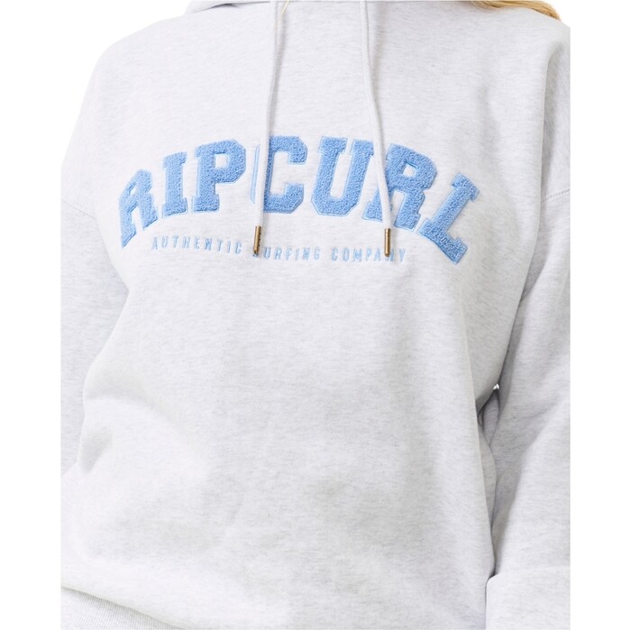 2024 Rip Curl Frauen Varsity Hoodie 08HWFL - Grey Marle